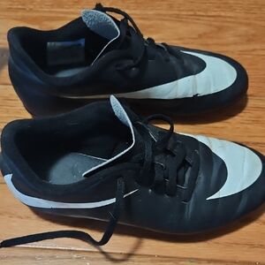 Nike Black and White Soccer Cleats